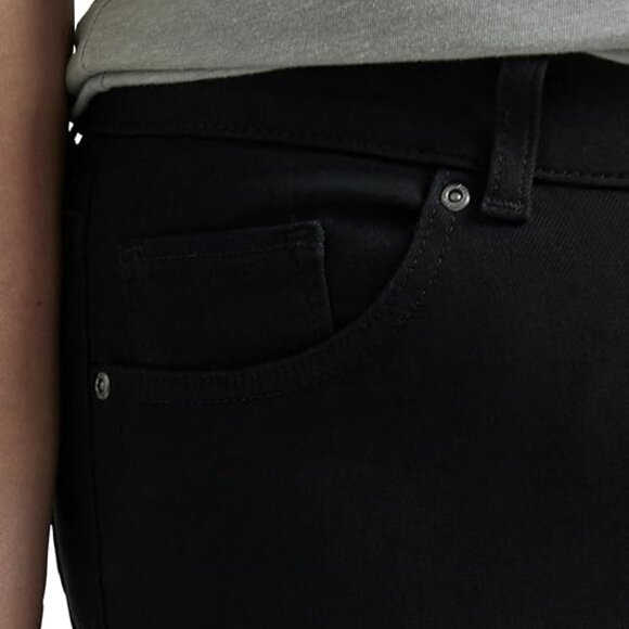 Lee Women's Black Legendary Mid Rise Bootcut Jeans 24W Regular - Picture 7 of 10